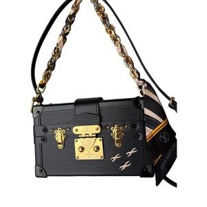 Louis Vuitton Black and Gold Crossbody Bag